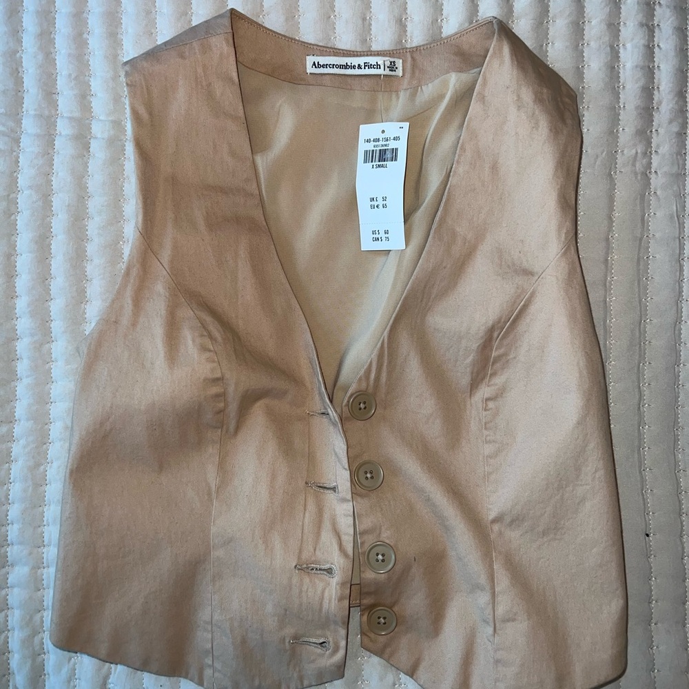 Abercrombie & Fitch Light Brown Vest